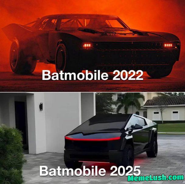 The new Batmobile