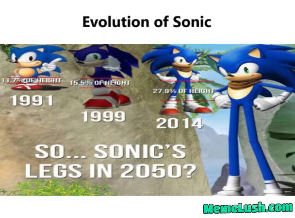 Evolution of sonic, i hope not. Evolution of sonic, i hope not.
