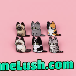 No Thoughts Head Empty Cat Enamel Pins. -> Available HERE