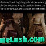 not to be dramatic but if someone gifted me a medieval fairycore thigh bag i would probably dedicate…