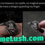 Technically it’s jewelry. spiritually it’s a pet. 🐉🖤 (GET YOURS HERE)